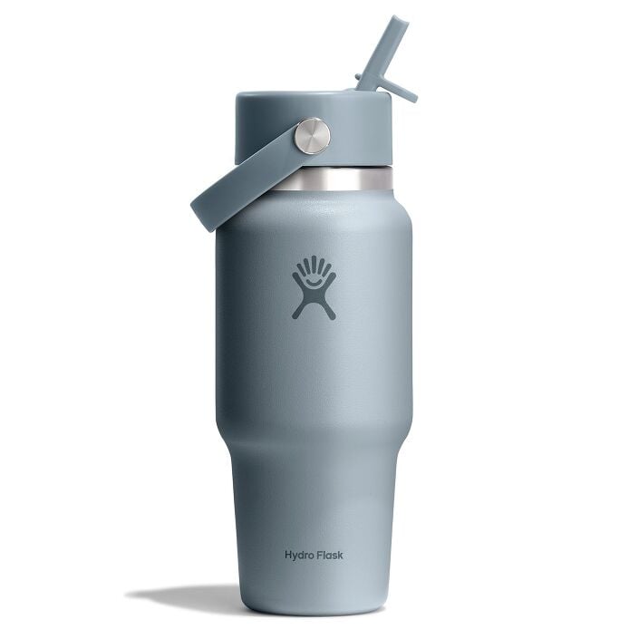 24 oz (710 ml) Wide Mouth Travel Bottle with Flex Straw Cap