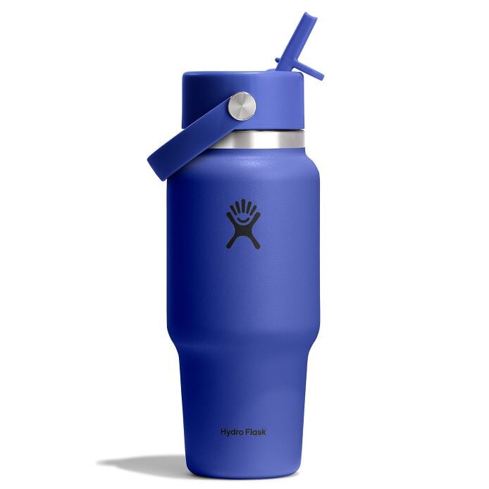 24 oz (710 ml) Wide Mouth Travel Bottle with Flex Straw Cap