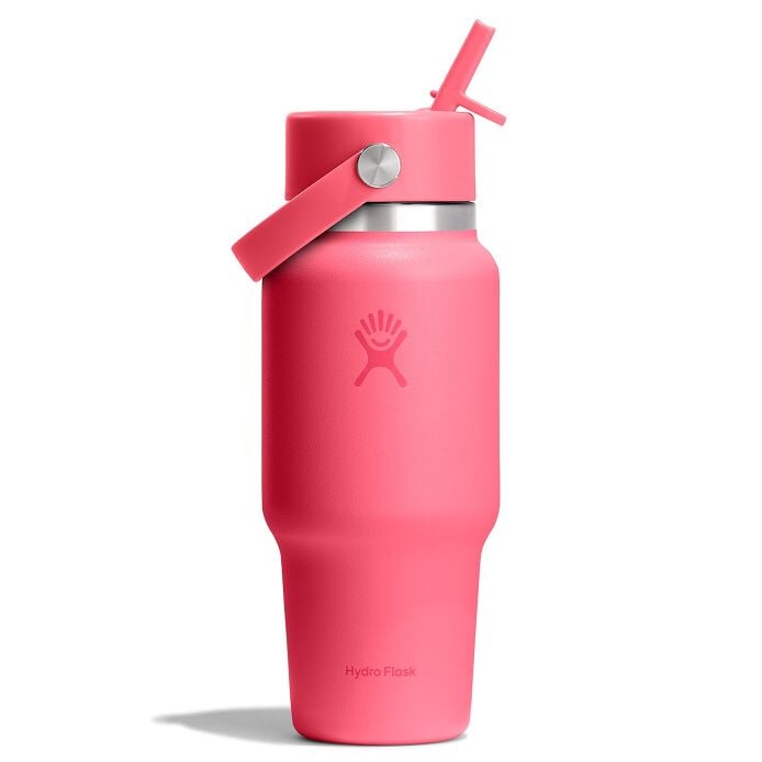 24 oz (710 ml) Wide Mouth Travel Bottle with Flex Straw Cap