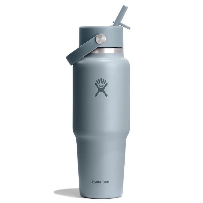 32 oz (946 ml) Wide Mouth Travel Bottle with Flex Straw Cap