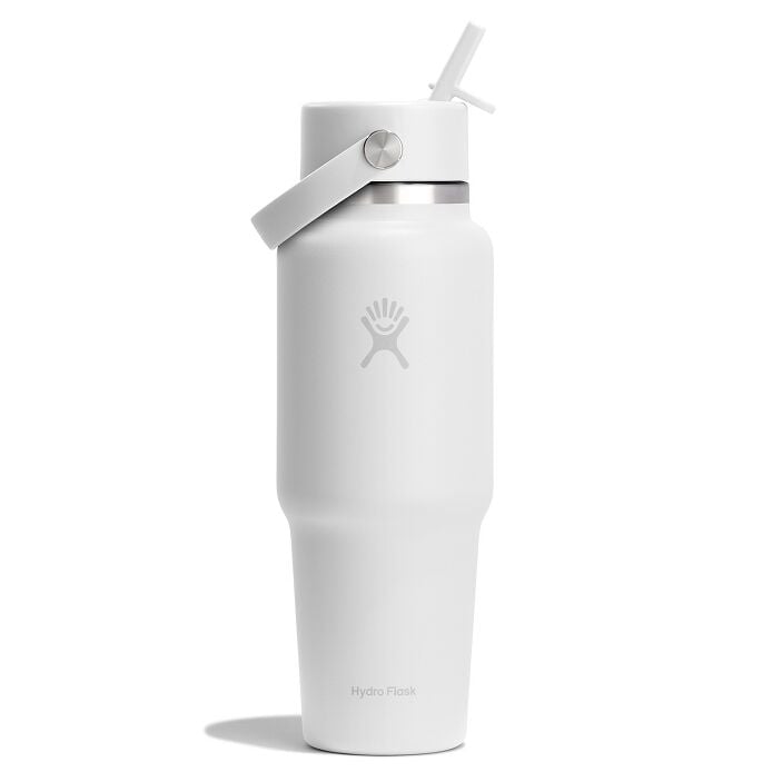 32 oz (946 ml) Wide Mouth Travel Bottle with Flex Straw Cap