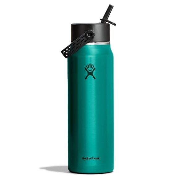 32 oz (946 ml) Lightweight Flex Straw Bottle - Emerald Green