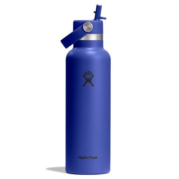 21 oz (621 ml) Standard Mouth with Flex Straw Cap - Capri Blue