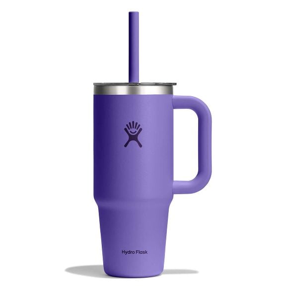 24 oz Travel Tumbler Clear Lid - Utopia Purple
