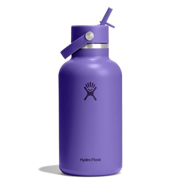 64 oz Wide Mouth with Flex Straw Cap - Utopia Purple