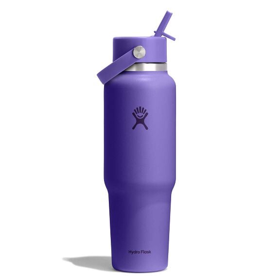 40 oz Travel Bottle with Flex Straw Cap - Utopia Purple