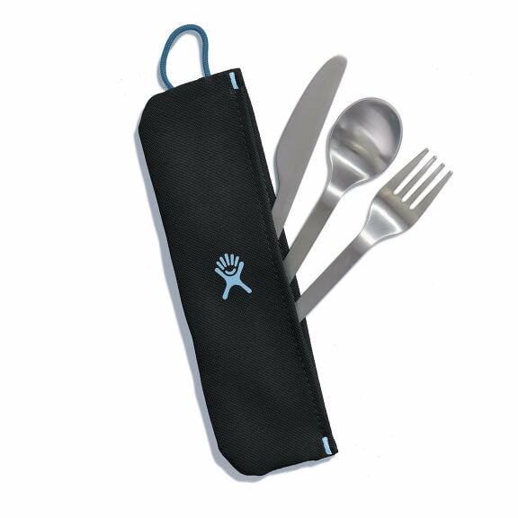 Flatware Set - Stainless/Black