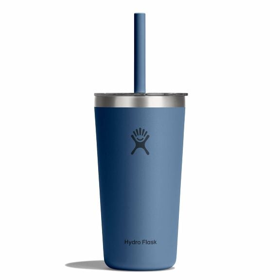 20 oz All Around Tumbler Clear Straw Lid - Harbor Blue