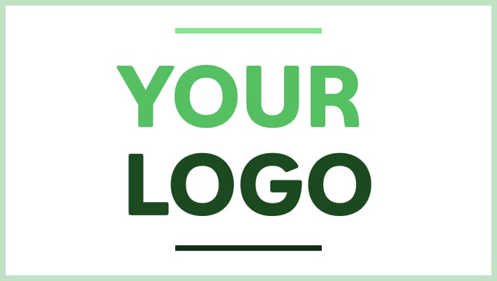Green Type showing the text "YOUR LOGO"